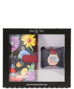 NICOLE LEE Wallet & Watch 2pcs Gift Set PRT7320 BE MY VALENTINE